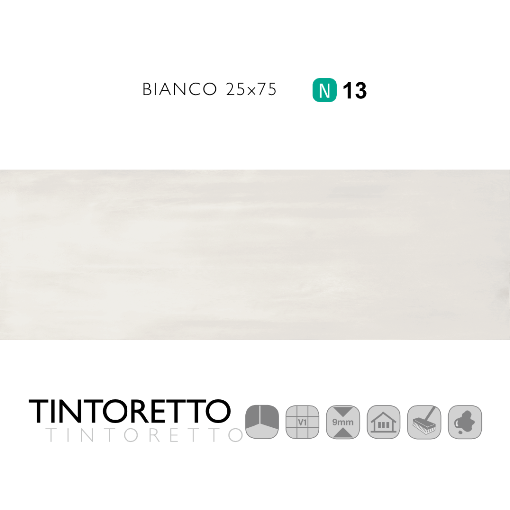 Tintoretto Bianco 25x75