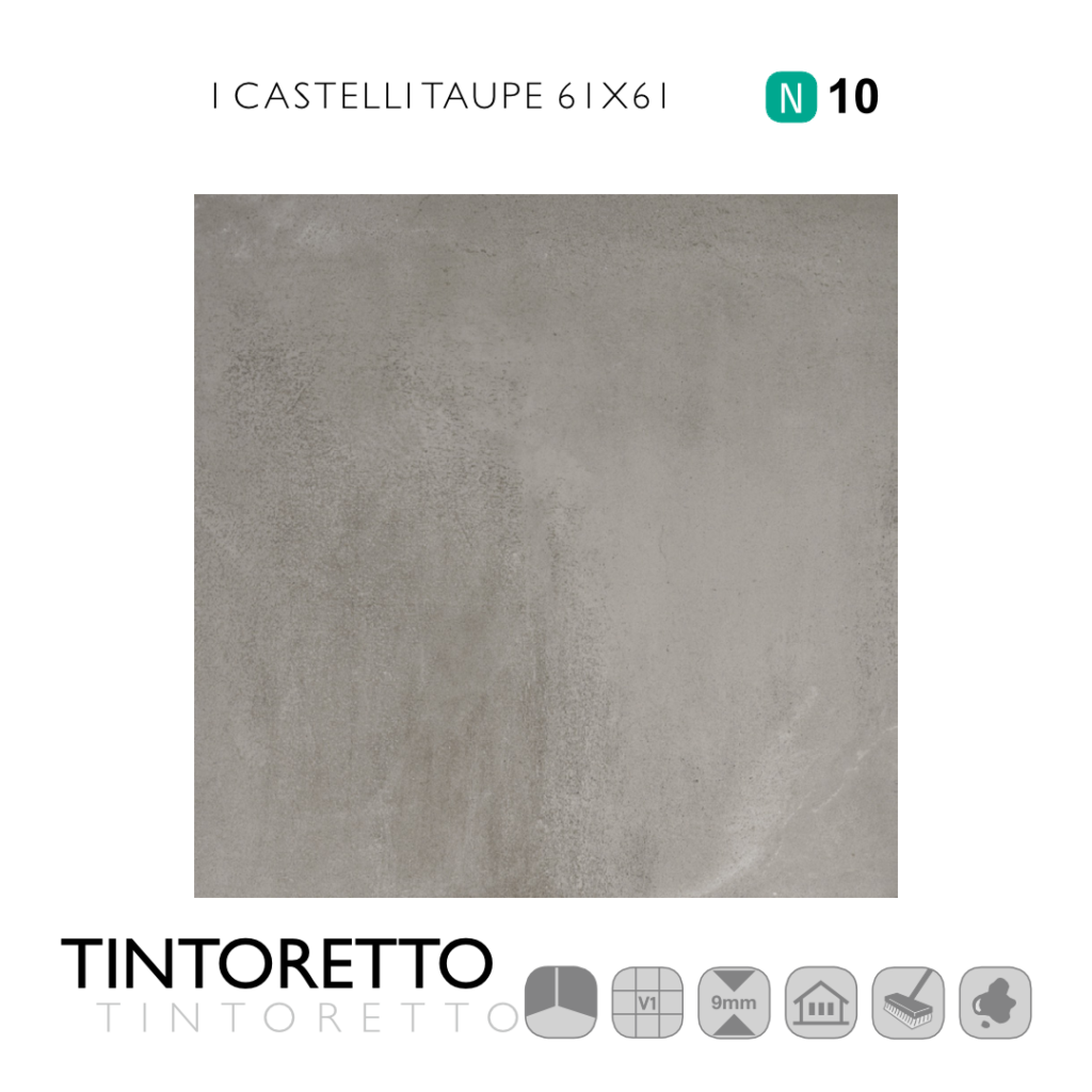 Tintoretto I Castelli taupe 61x61