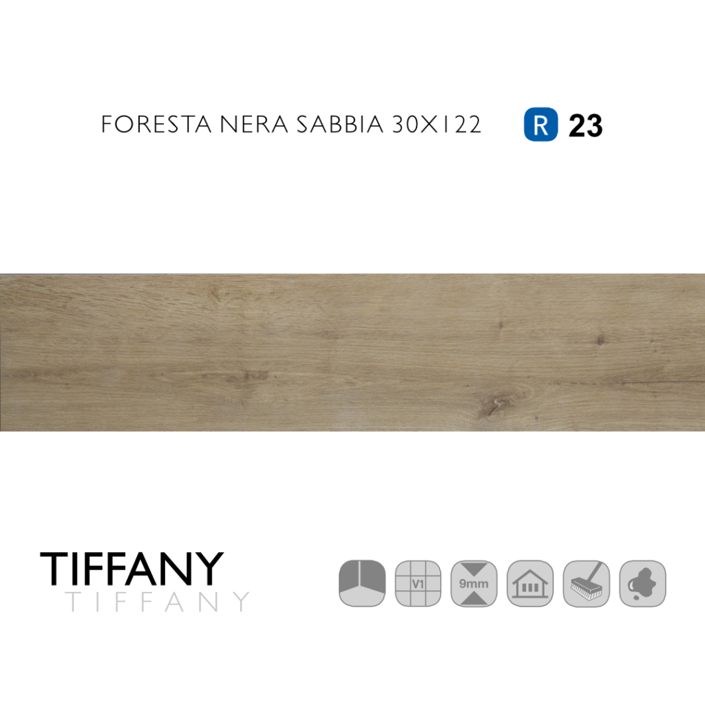 Tiffany Foresta Nera Sabbia 30x122