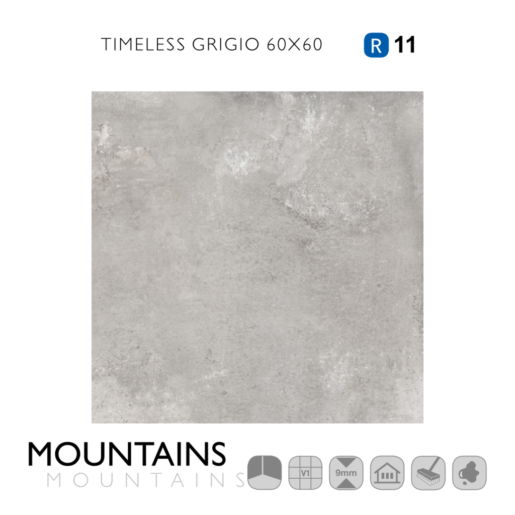 Mountains Timeless Grigio 60x60