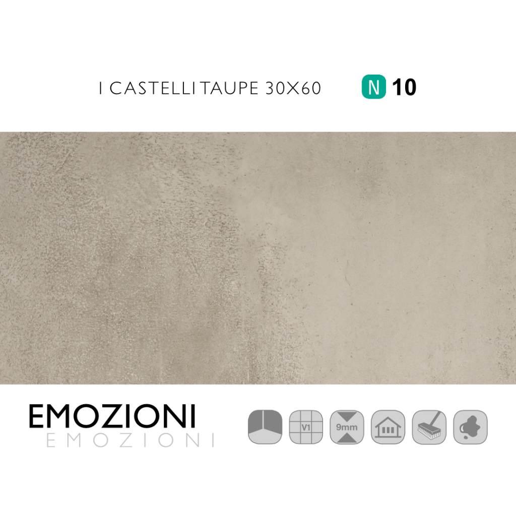 Emozioni I Castelli Taupe 30x60