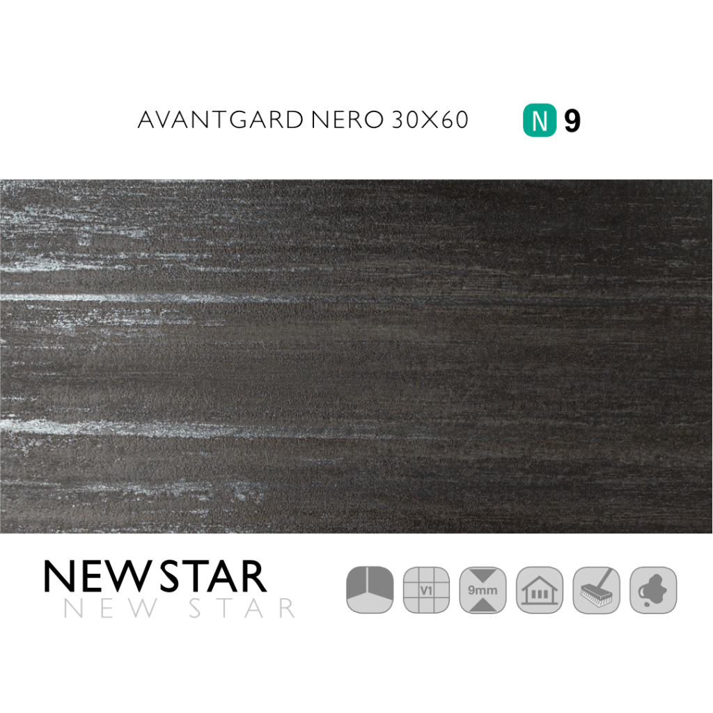 New Star  Avantgard Nero 30x60