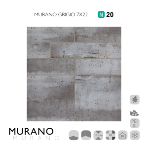 Murano Grigio 7x22