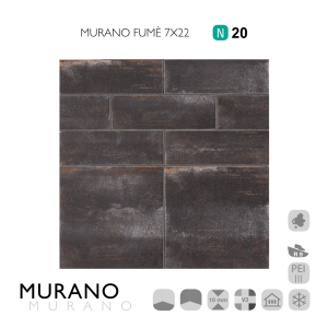 Murano Fume 7x22