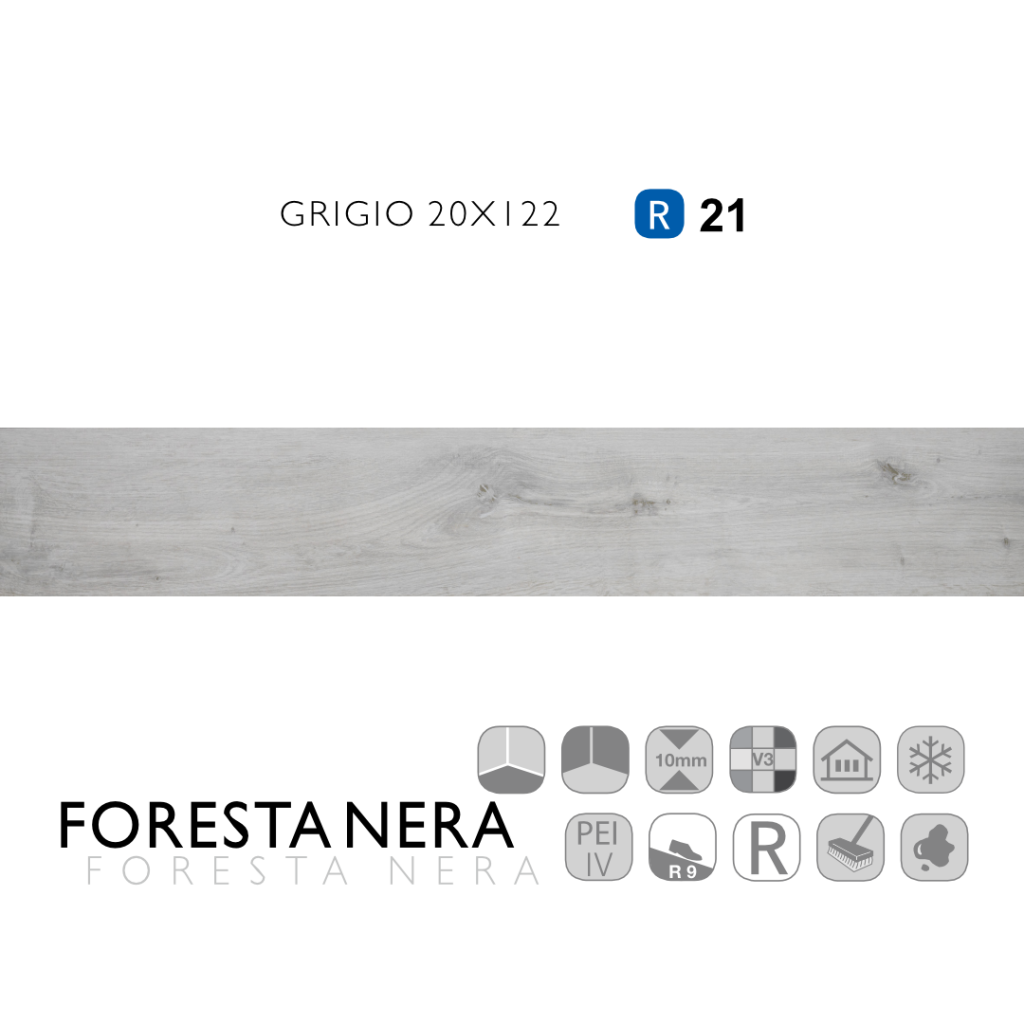 Foresta Nera Grigio 20x122