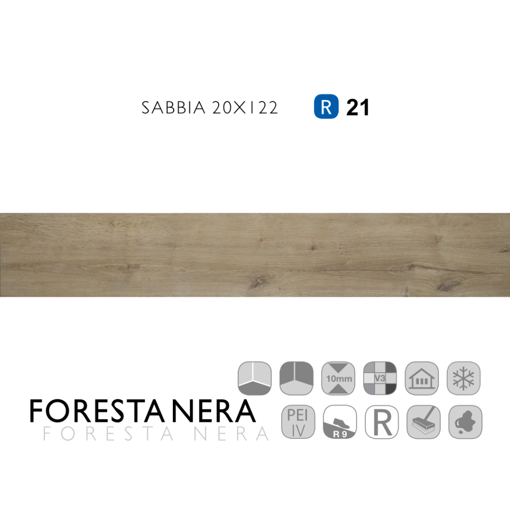 Foresta Nera Sabbia 20x122