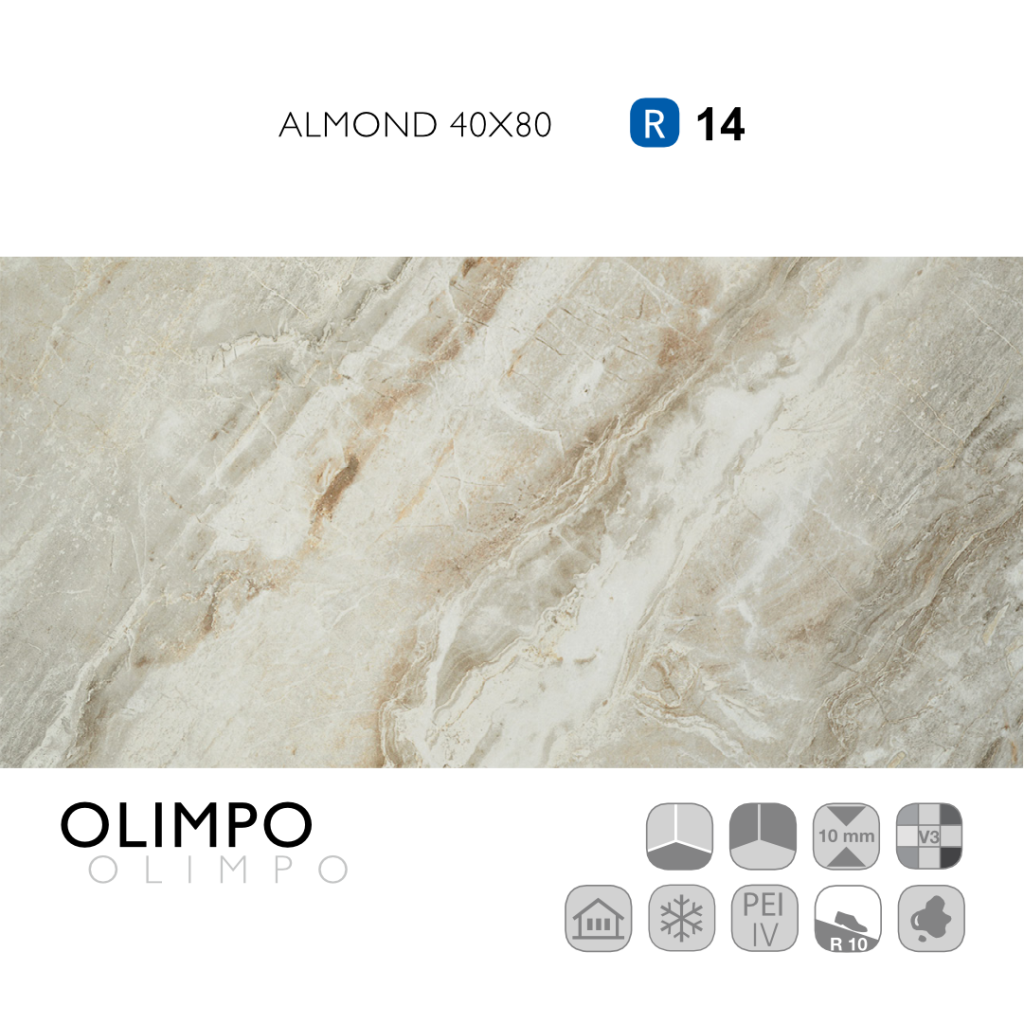 Olimpo Almond 40x80