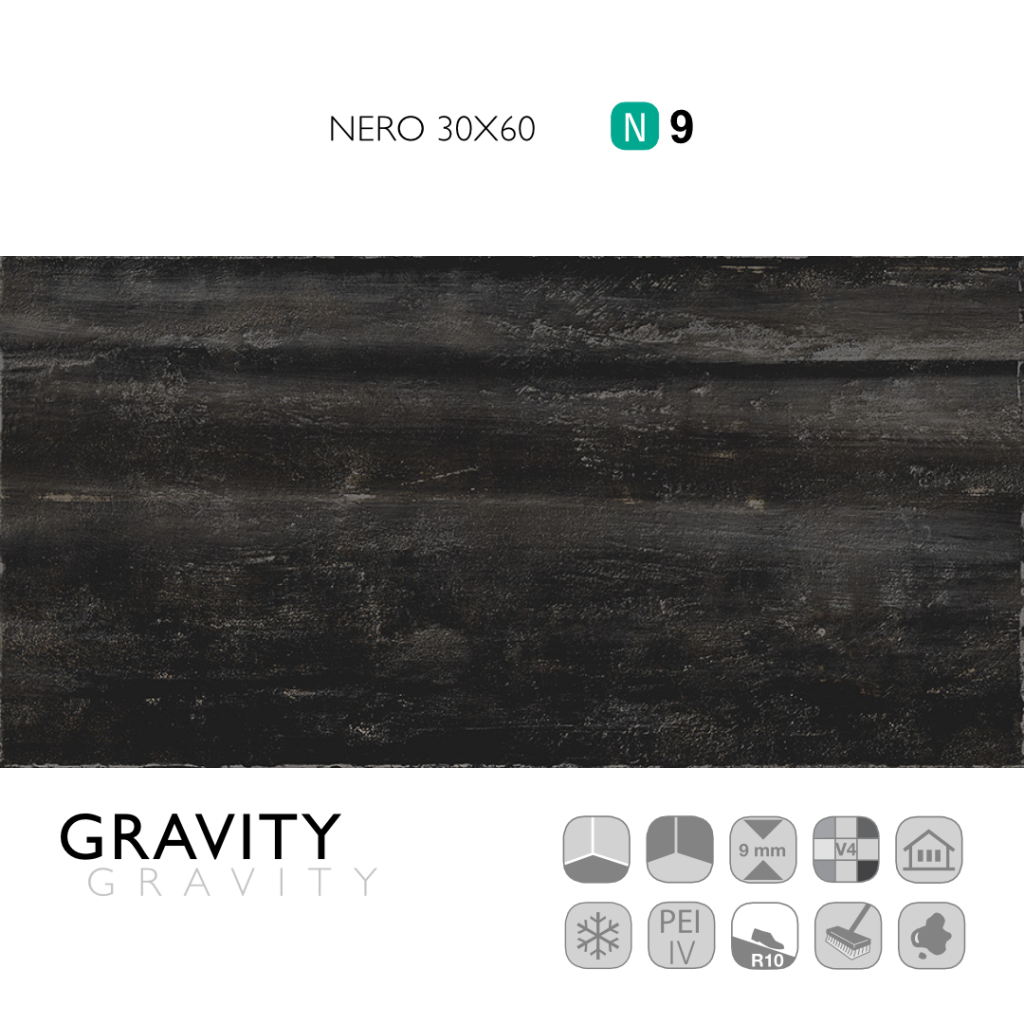 Gravity Nero 30x60