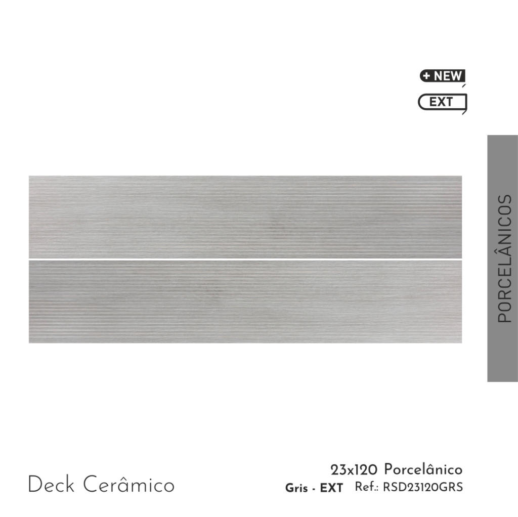 Deck Cerâmico Gris