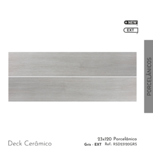 Deck Cerâmico Gris