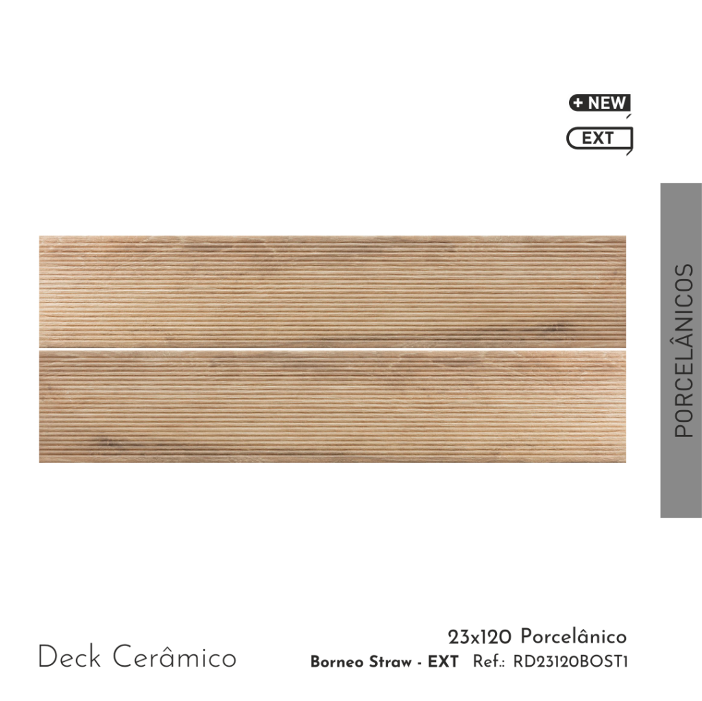 Deck Cerâmico Borneo Straw