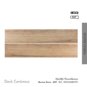Deck Cerâmico Borneo Straw